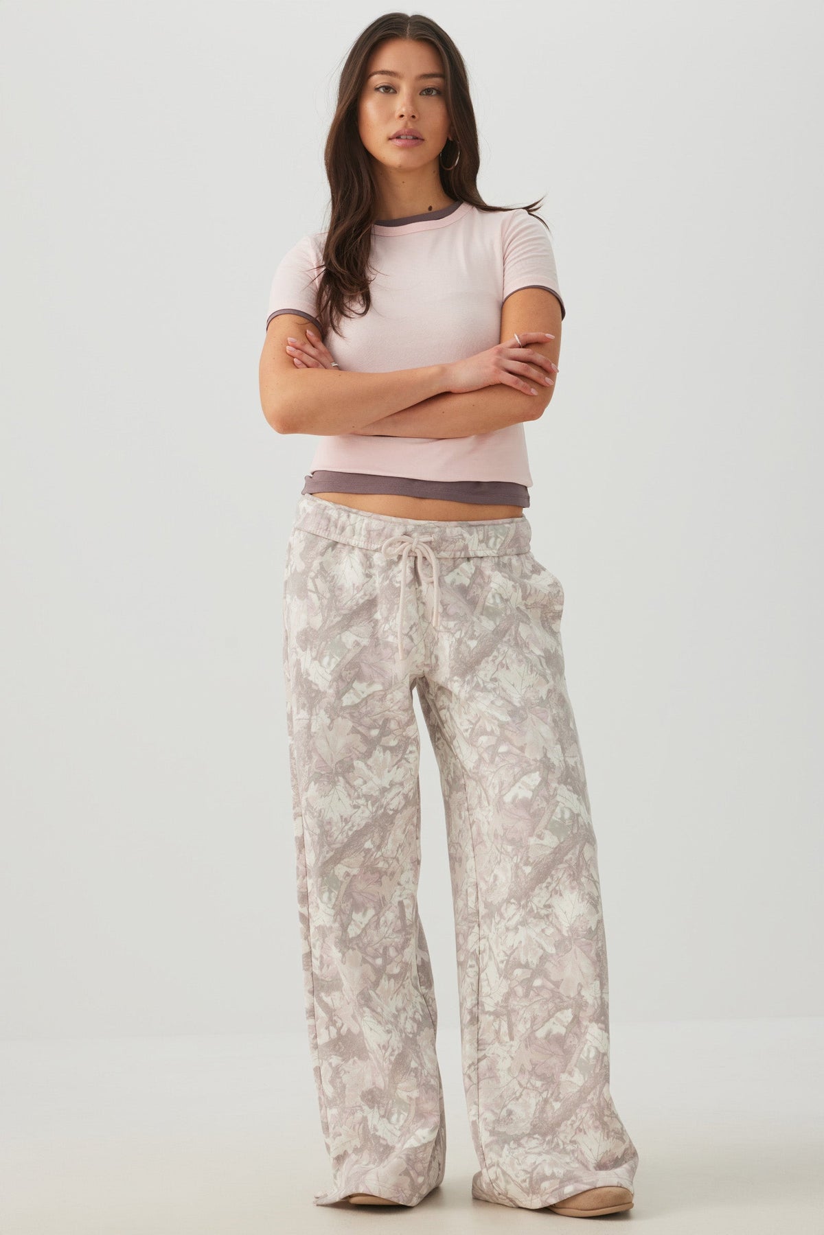 MADESOFTâ¢ Fleece Wide Leg Sweatpants