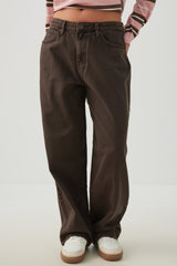 The Muse Fit Mid Rise Baggy Pants