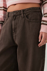 The Muse Fit Mid Rise Baggy Pants