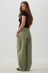 The Muse Fit Mid Rise Baggy Pants