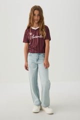 Boxy Sports Jersey Top