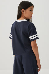 Boxy Sports Jersey Top