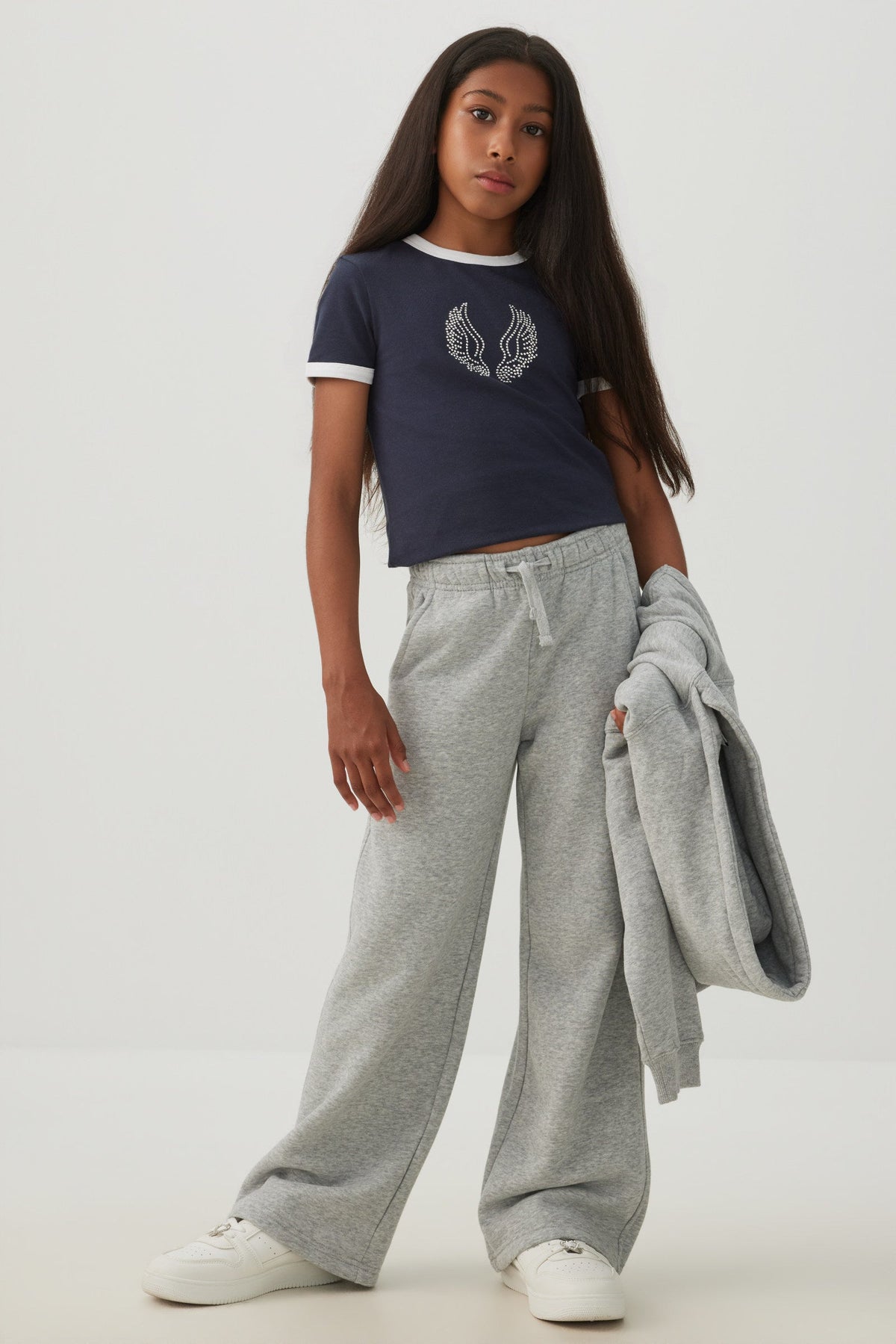 MADESOFTâ¢ Fleece Wide Leg Sweatpants