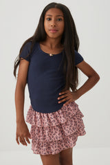 Flower Pointelle Knit Top