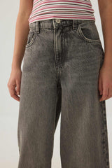 Wide Leg Denim Jeans