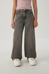 Wide Leg Denim Jeans
