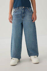 Wide Leg Denim Jeans