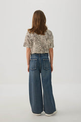 Wide Leg Denim Jeans