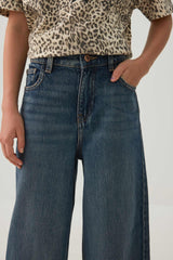 Wide Leg Denim Jeans