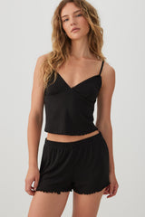 Pointelle PJ Tank Top And Short Set
