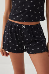 Ribbed Tank Top and Short Pyjamas Set