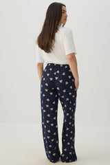 Teddy Print Super Soft Straight Leg PJ Pants