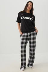 Plaid Super Soft Straight Leg PJ Pants