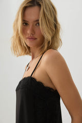 Lace Trim Tank Tunic