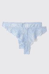 2-Pack Lace Cheeky Panties