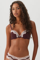 Lace Mesh Push-Up Bra