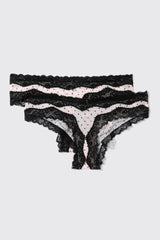 2-Pack Polka Dot Cheeky Panties