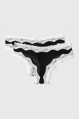 2-Pack Polka Dot Cheeky Panties