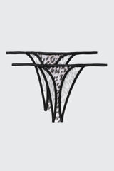 2-Pack Mesh Thong