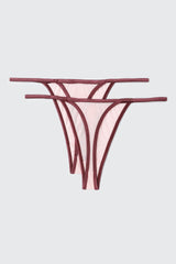 2-Pack Mesh Thong