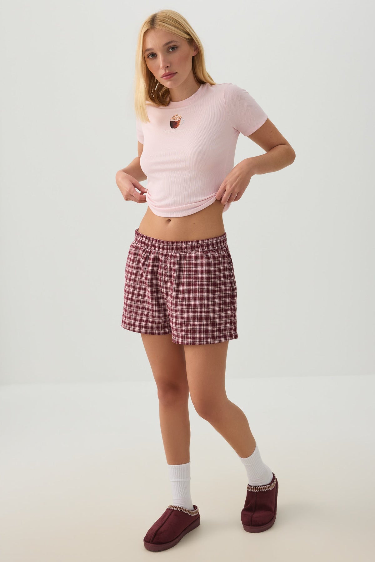 Plaid PJ Shorts