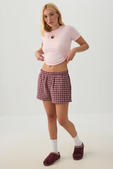Plaid PJ Shorts