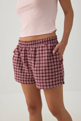 Plaid PJ Shorts