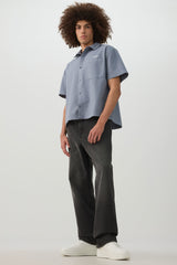 Boxy Fit Short Sleeve Shirt
