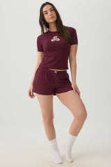 Printed Rib PJ T-Shirt