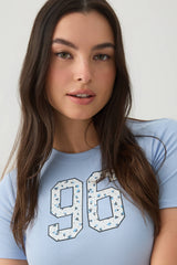 Printed Rib PJ T-Shirt