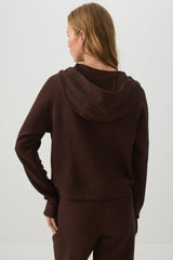 camactiveâ¢ Waffle knit Boxy Zip Up Jacket