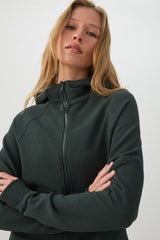 camactiveâ¢ Waffle knit Boxy Zip Up Jacket