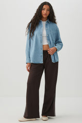 Oversized Denim Shirt