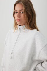 MADESOFTâ¢ Fleece Oversized Half Zip Sweatshirt