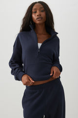 MADESOFTâ¢ Fleece Oversized Half Zip Sweatshirt