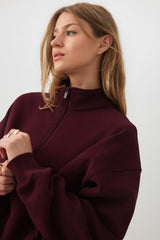 MADESOFTâ¢ Fleece Oversized Half Zip Sweatshirt