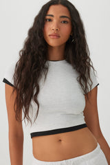 BASICOREâ¢ Cap Sleeve Fitted T-Shirt