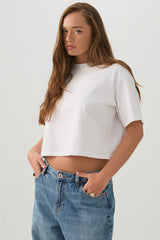 BASICOREâ¢ Boxy Cropped T-Shirt