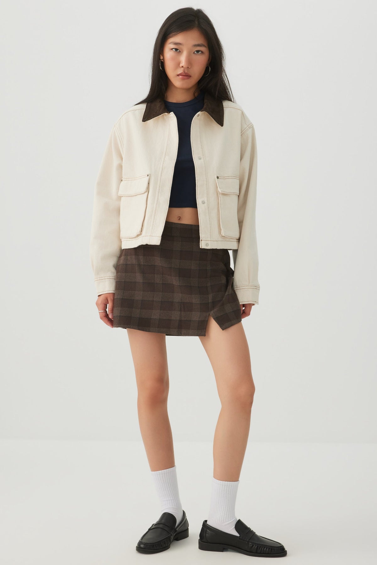Micro Skirt with Side Slit