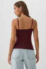 SMOOTHCOREâ¢ Scoop Neck Crop Tank Top