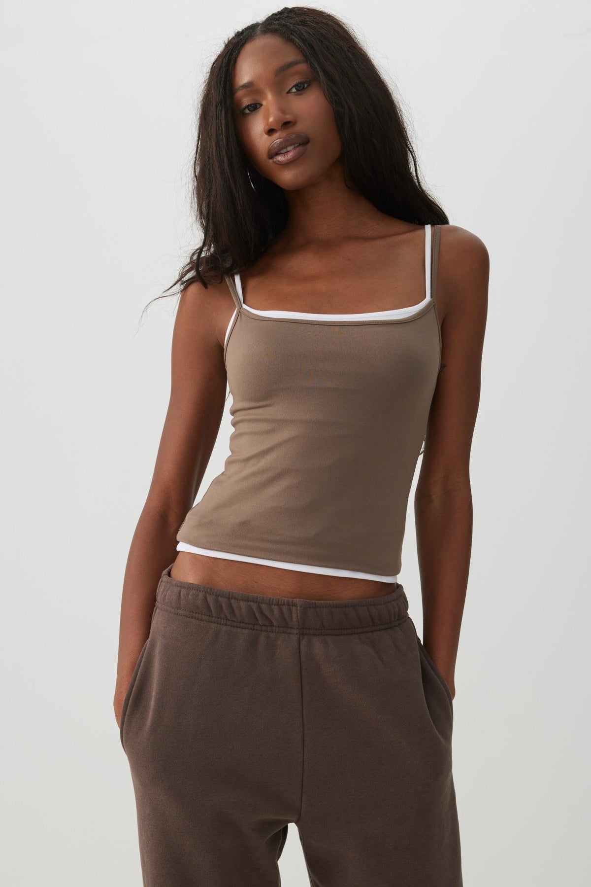 Smoothcoreâ¢ Scoop Neck Crop Tank Top