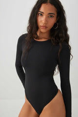 Crew Neck Long Sleeve Bodysuit