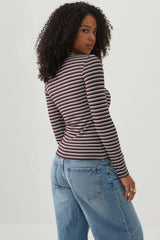 Rib Long Sleeve Top