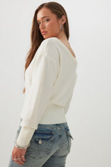 Off Shoulder Sweater