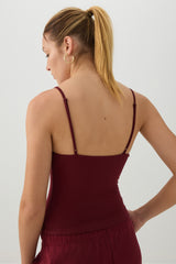 Smoothcoreâ¢ Double Layer Square Neck Tank Top