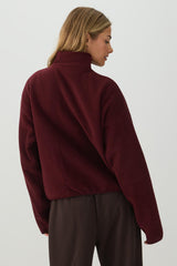 Fleece Quarter Zip Sweatshirt