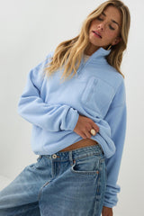 Fleece Quarter Zip Sweatshirt