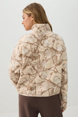 Polar Fleece Quarter Zip Sweatshirt