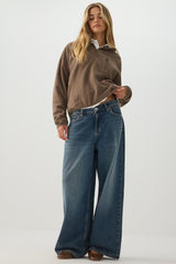 Fleece Quarter Zip Sweatshirt