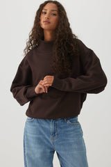 MADESOFTâ¢ Fleece Mock Neck Sweatshirt